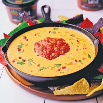 Cast-Iron Smoked Queso Dip