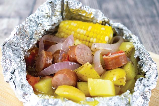 Build-Your-Own Sausage Foil Packet Dinner