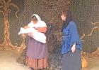 Sisters Ignis (Charlene Andrews of Waxahachie) and Gerty (Kelly Kovar of Ennis) find an abandoned infant in the world premiere of “An Orphan’s Adventure,” June 5-20 at Theatre Rocks!