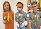 EASTRIDGE ELEMENTARY: Camille Pate, 1st Place; Macy White, 2nd Place; Colter Brown, 3rd Place.