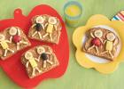 “Kids” with almond toast