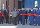 Public officials, city staff and residents gathered outside the city of Hutchins new public safety building last week at a historical ribbon cutting in the Hutchins Fire Department’s apparatus bay located on W. Palestine Street.