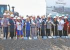 A 1,351,372-million sq.ft. warehouse space under one roof recently broke ground in Wilmer with city officials and dignitaries “turning dirt” to commemorate the event.
