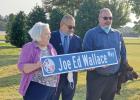 Hutchins resident Joe Ed Wallace, 73, died earlier this year, but the City of Hutchins has made sure he will not be forgotten.