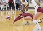 Sr. Chloe Munoz shows why she is one of DFW’s leaders in Digs. She had several point saving digs against Ennis.