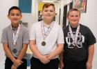 WOODEN ELEMENTARY – Trey McKissick, 1st Place; Jeremy Martinez, 2nd Place; Jaxtyn Wages, 3rd Place.