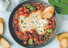 Baked Tomato Goat Cheese Dip