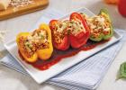 Parmesan Stuffed Peppers with Rice